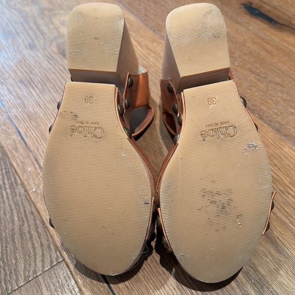 Chloe Leather Platforms - Size 39 - Picture 8 of 8